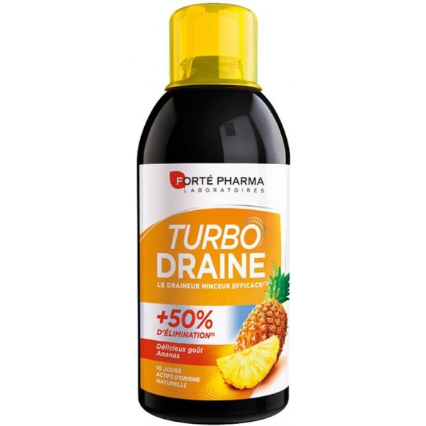 Forté Pharma Turbodraine Draineur Minceur A Boire Ananas (500 ml)