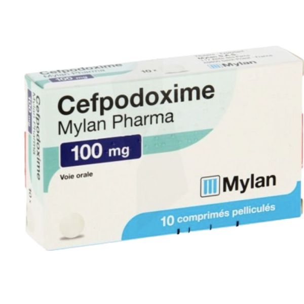 Cefpodoxime Viatris 100 Mg 10 Comprimés