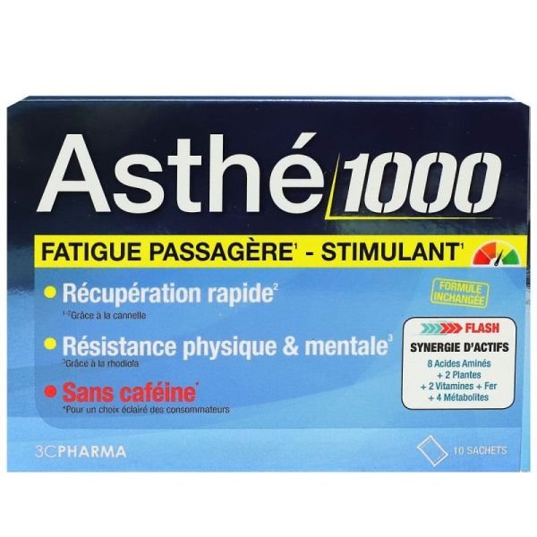 Asthe 1000 Pdr Épuis Phys Mental 10 L3C