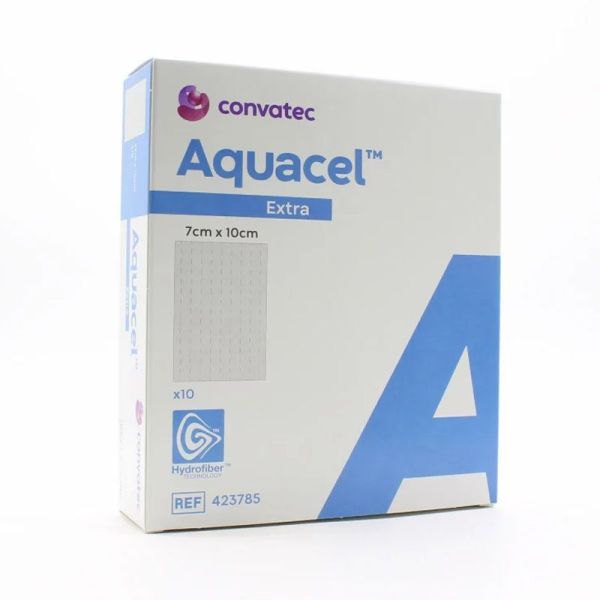 Convatec Aquacel Extra Pansements 7 x 10 cm (Boîte De 10)