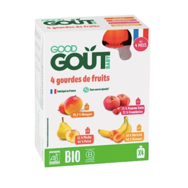 Good Goût Variété Fruit, 120 g x4