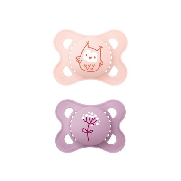 MAM Sucette en Silicone Originale Nature 2-6 mois (lot de 2, référence n°39)