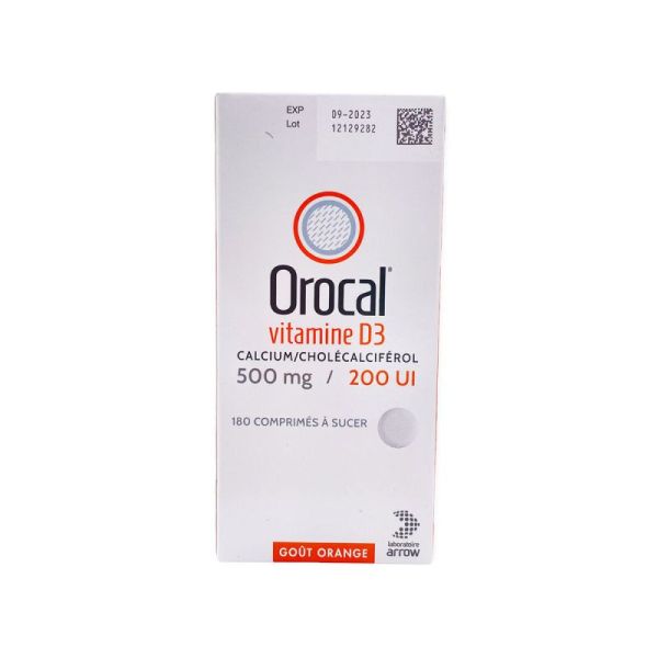 Orocal D3 Cpr 500Mg/200Ui  180