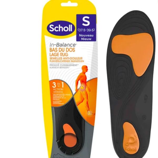 Scholl Semelle Anti-Douleur Bas du Dos T1