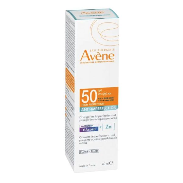 Avène Solaire protection solaire fluide anti-imperfection SPF 50 (40 ml)