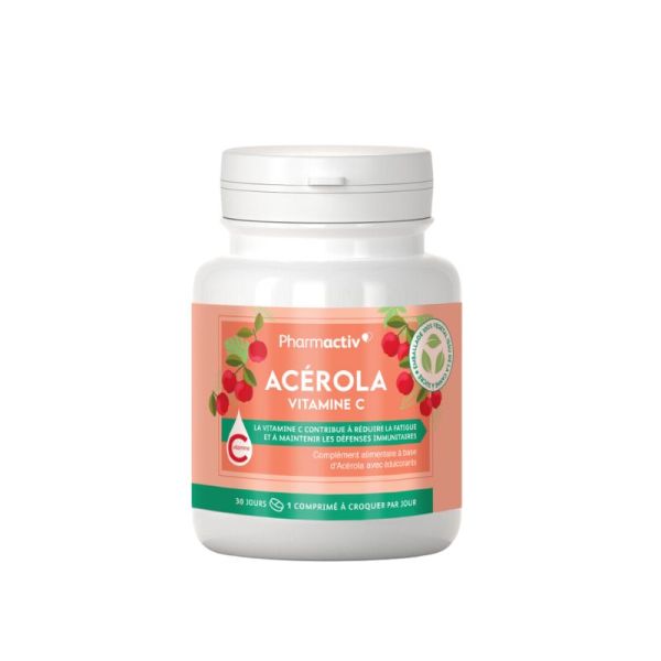 Pharmactiv Acerola Vitamine C 30 Comprimés