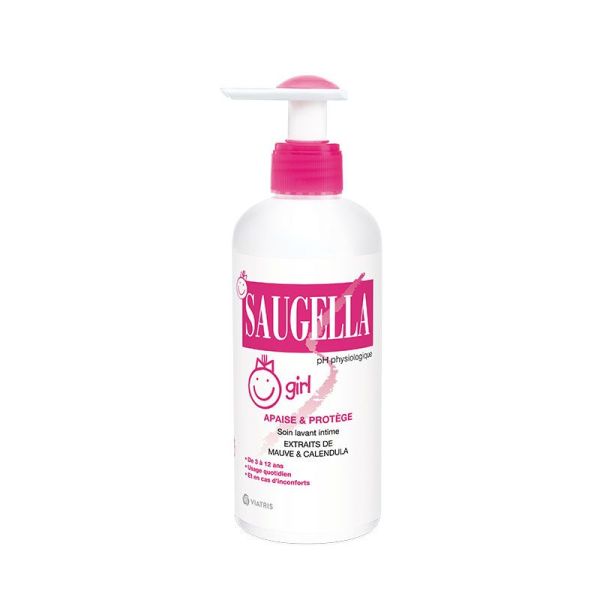 Saugella Girl Soin lavant hygiène intime filles 3-12 ans (200 ml)