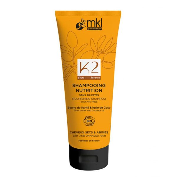 MKL K2 Shampooing Nutrition Bio cheveux secs & abimés (250 ml)