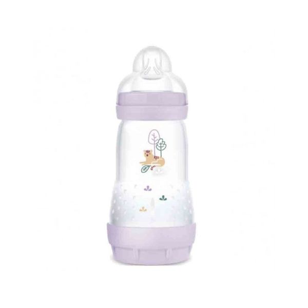 MAM Biberon Easy Start Anti-Colique 260 ml Débit 2 Lilas