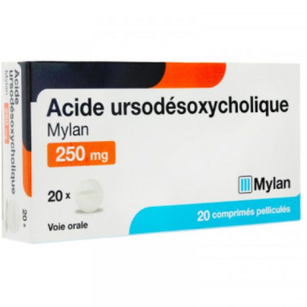 Acide Ursodeso Myla250Mg Cpr20
