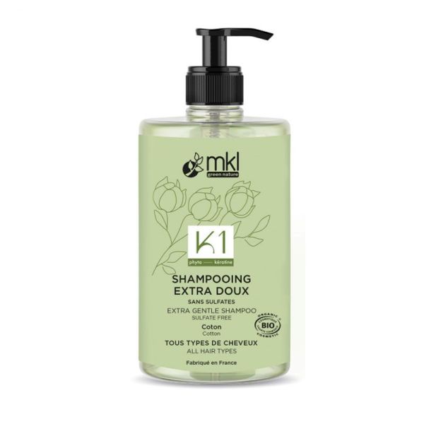 MKL K1 Shampooing Extra Doux Bio au Coton (750 ml)