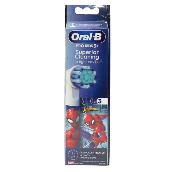 Oral-B Pro brossettes Kids Spiderman (x3)