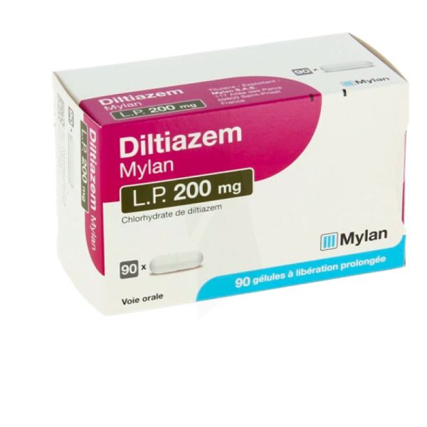 Diltiaz Myl Lp 200Mg Gél Lp Plq/90