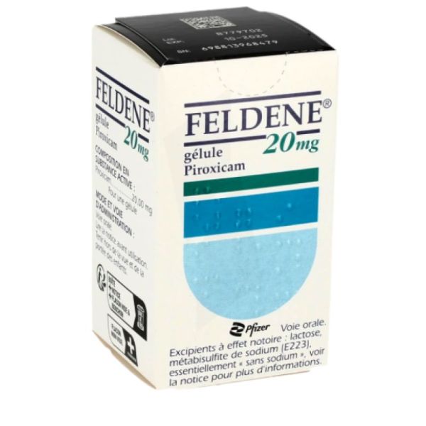 Feldene 20Mg Gelule 15