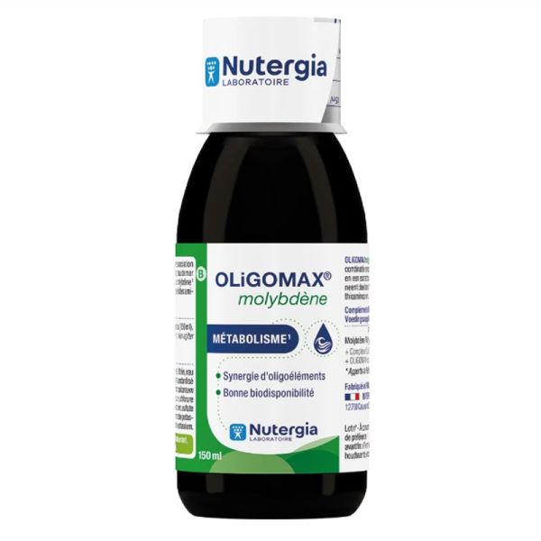 Nutergia Oligomax Molybdène métabolisme (150 ml)