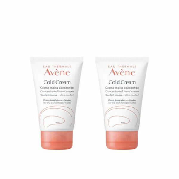 Avène Cold Cream Crème Mains Concentrée (2 x 50 ml)