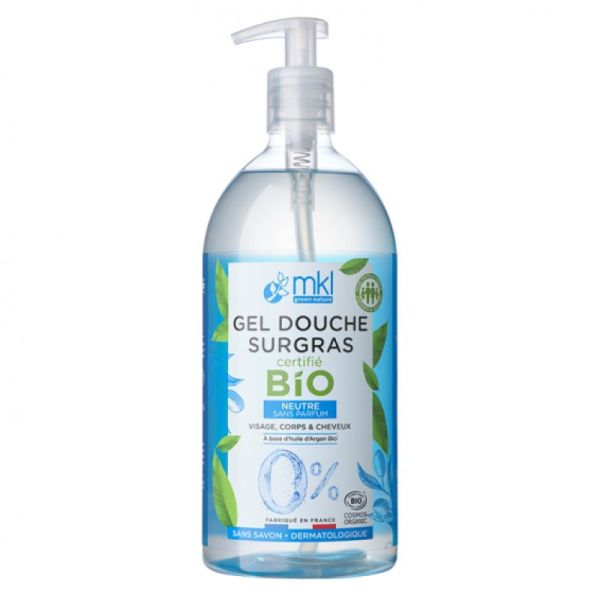 Gel Douche Certifié Bio 1L - Neutre