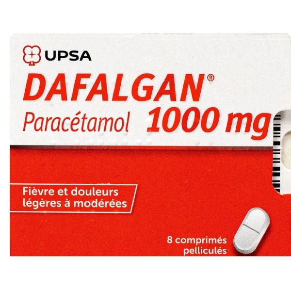 Dafalgan 1G 8 comprimes pelliculés