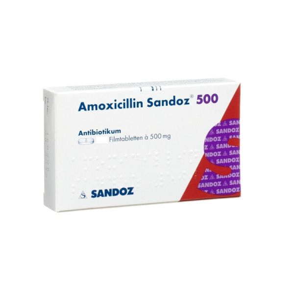 Amoxicilline 500Mg Sandoz Gelule12