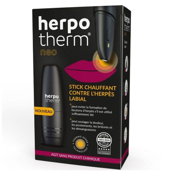 Herpotherm Neo Stick Chauffant anti-herpès labial (boutons de fièvre)