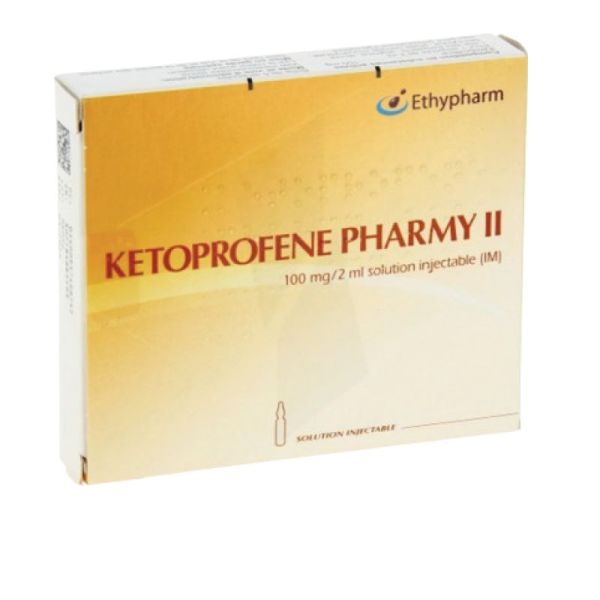 Ketoprofene Pharmy 100 Mg/2 Ml Solution Injectable x6