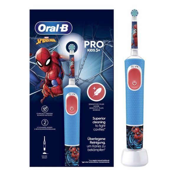 Oral-B brosse à dents électrique Kids Spiderman (+3 ans)