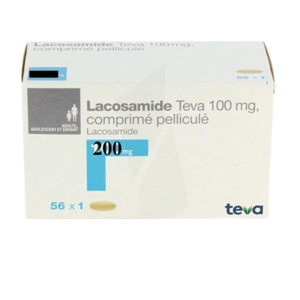 Lacosamide 200 Mg Teva Comprimé 56X1