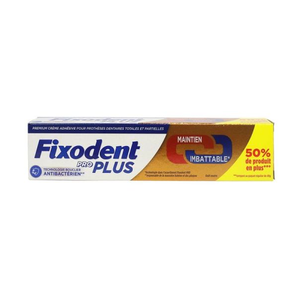 Fixodent Pro Plus maintien imbattable 60g