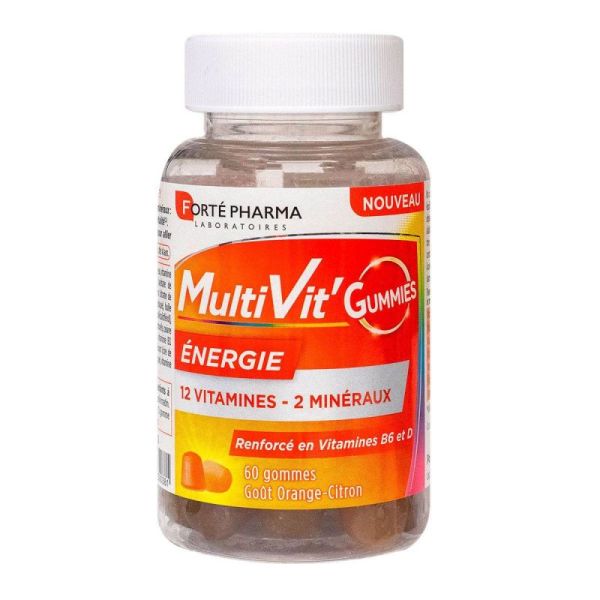 Forte Pharma Multivit'gummies Energie Gom 60