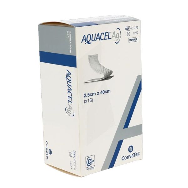 Convatec Aquacel Ag Pansements Mèches (Boîte De 16)