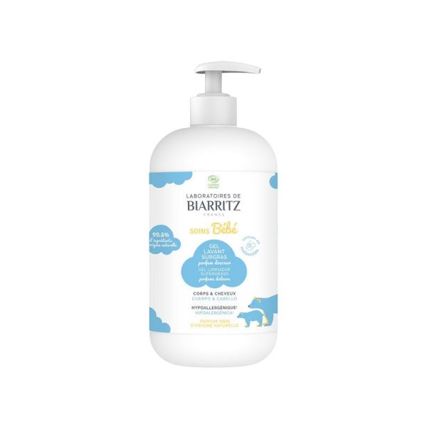 Biarritz Bébé Gel Lavant Surgras Parfum Douceur (500 ml)