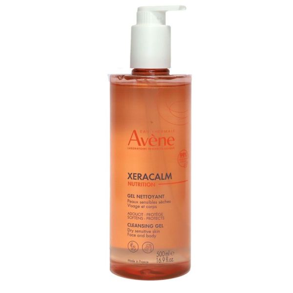 Avene Xeracalm Nutrition Gel Nettoyant 500Ml