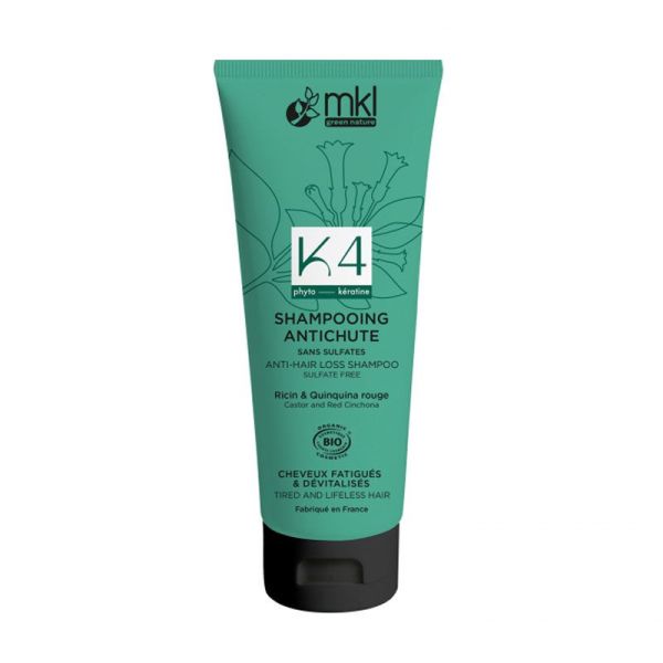 MKL K4 Shampooing Bio Anti-Chute cheveux fatigués & dévitalisé (250 ml)