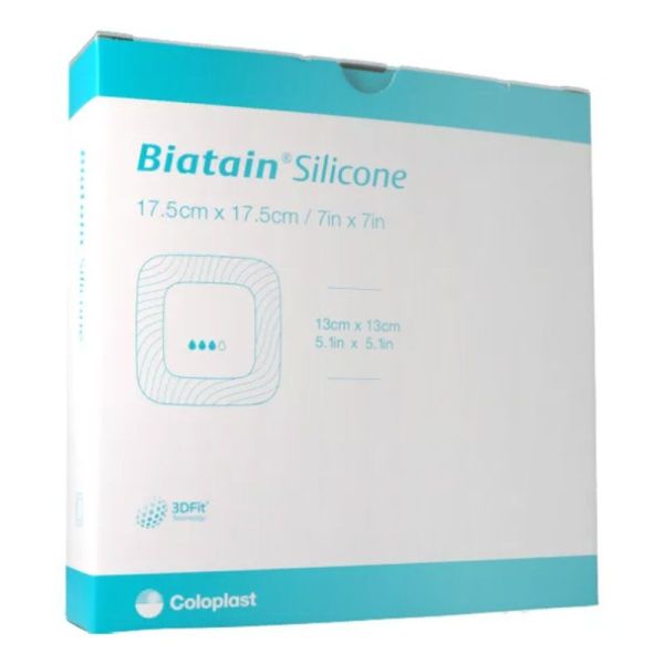 Biatain Silicone pansements hydrocellulaires 17,5 x 17,5 cm (x10)