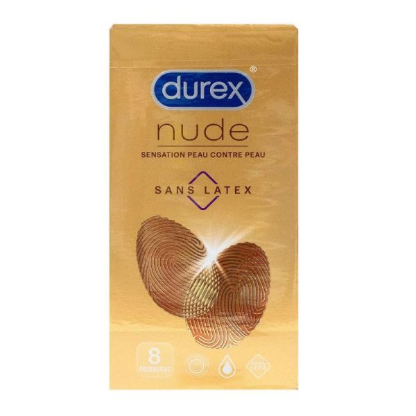 Durex Nude Préservatifs Sensation Peau Contre Peau Sans Latex x10