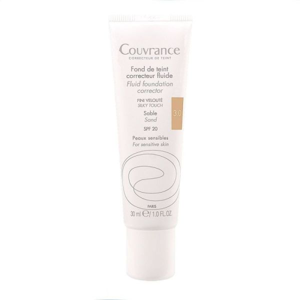 Avene Couvrance fond de teint correcteur fluide Sable 30Ml