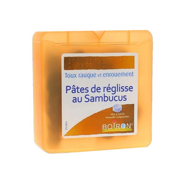 Boiron Pâtes De Réglisse Au Sambucus (Boîte De 70 g)