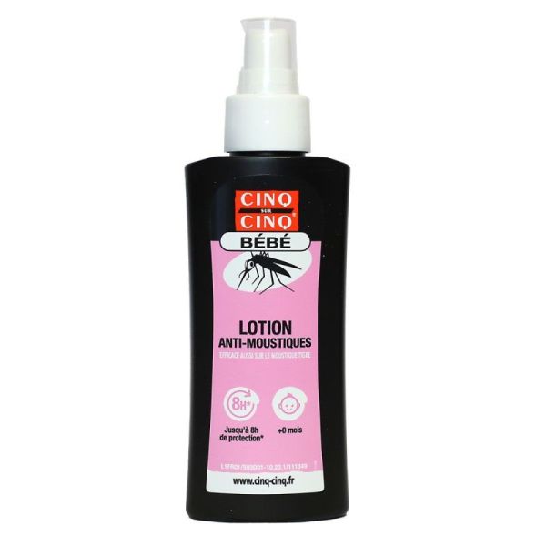 Cinq Sur Cinq Anti-moustique Lotion Bébé 100Ml