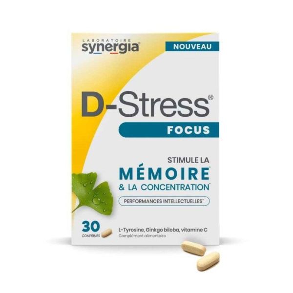 Synergia D-Stress Focus (30 comprimés)