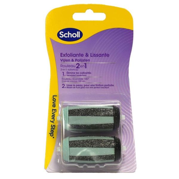 Scholl Recharge Râpe 2 En 1 x2