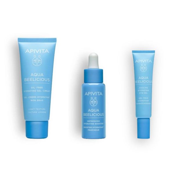 Apivita Aqua Beelicious Gel Trousse Hydratation & Fraîcheur (40 + 10 + 1,5 ml)