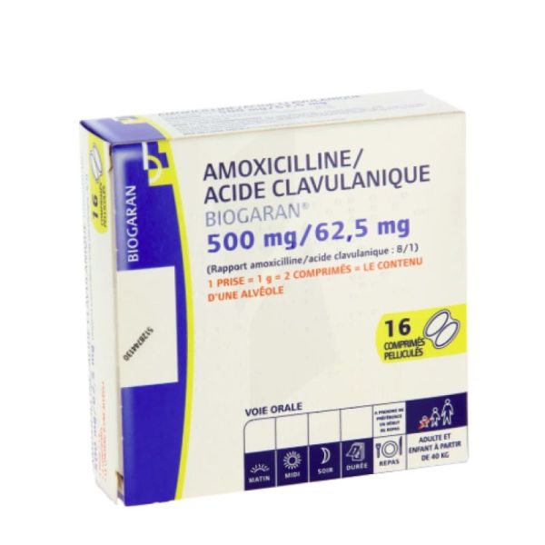 Amoxicil/Clav 500/62,5Mg Ztv Cpr16