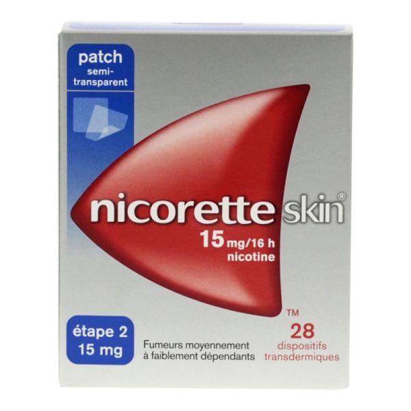 Nicoretteskin 15Mg/16H Disp Tr B/28