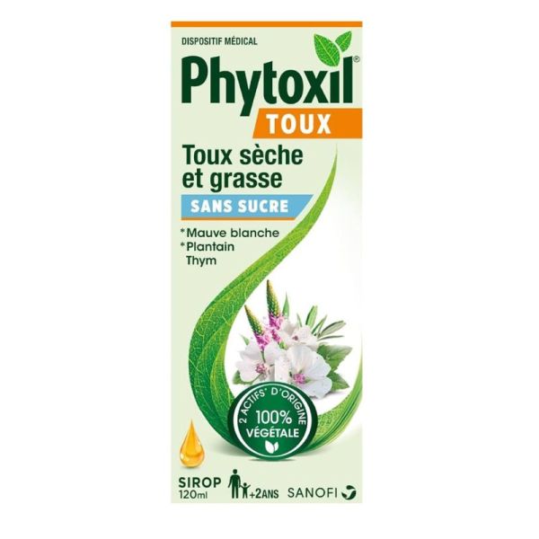 Phytoxil Toux Sans Sucre Sirop Toux 120Ml