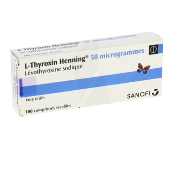 L-Thyroxin Henning 50 Μg Comprimé Sécable Plaquette/100