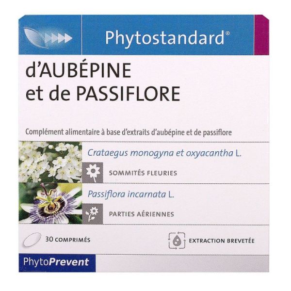 PHYTOSTANDARD d'Aubépine et Passiflore - Sommeil et stress