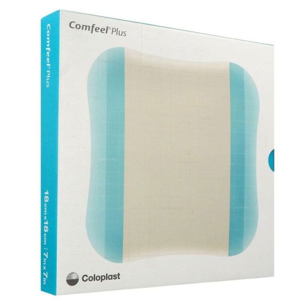 Coloplast Comfeel Plus pansement hydrocolloïde opaque 18x18 cm (x10)