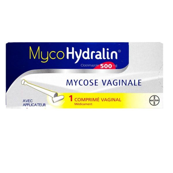 Mycohydralin 500Mg 1 Comprimé Vaginal avec applicateur