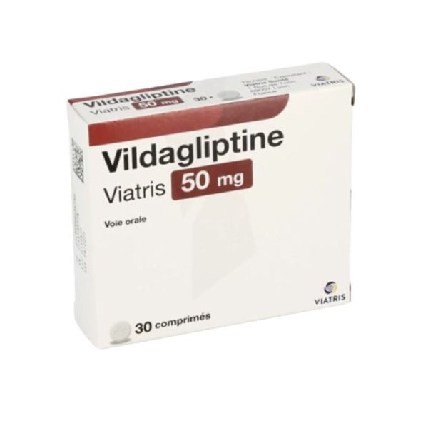 Vildagliptine Viatris 50 mg, 60 comprimés