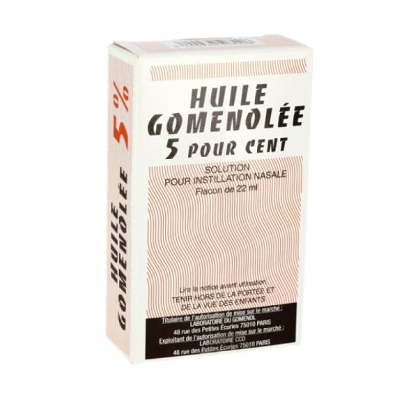 Huile Gomenolee 5% Sol Nas 22Ml